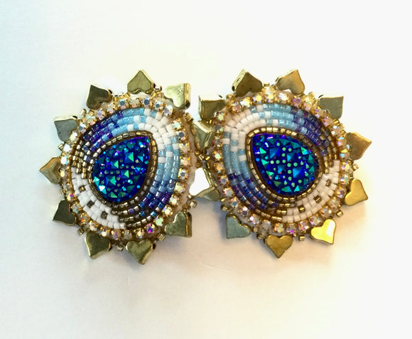 Blue Shine Earrings