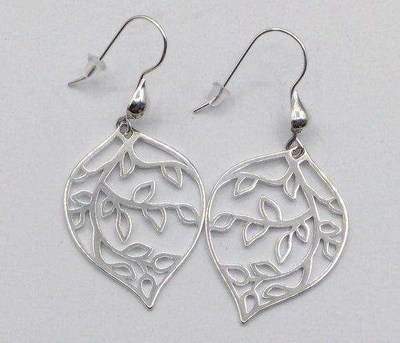 Teardrop Branch Earrings