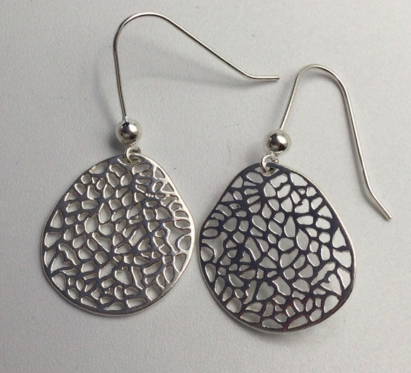 Oblong Filigree Earrings