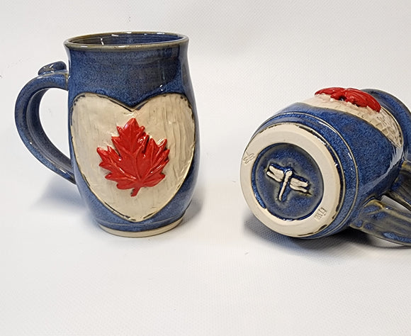 Canada Mug with Dragonfly on Bottom