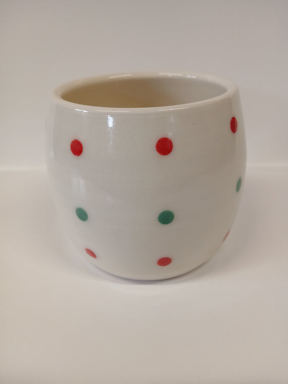 Christmas Goblet or Small Plant Pot