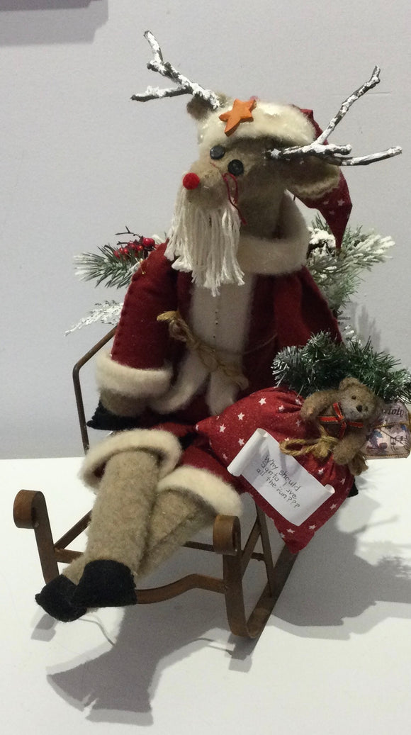 Wanna-be-Santa Reindeer