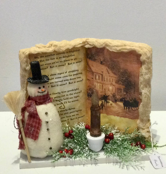 Book with Snow Man