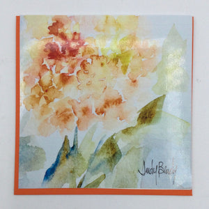 orange punch watercolour card