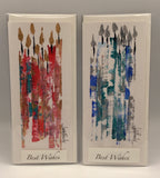 Long Acrylic Candle Art Cards