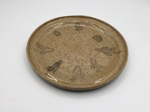 Plate with cacti design