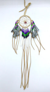 Dream catcher purple green