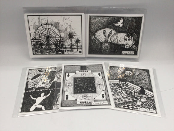 Pen And Ink Drawing Cards