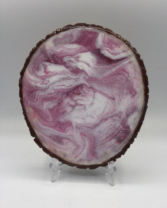 Resined hot plate/decorative plaque