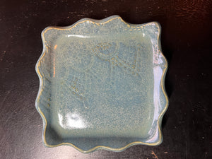 Blue Satin Plate