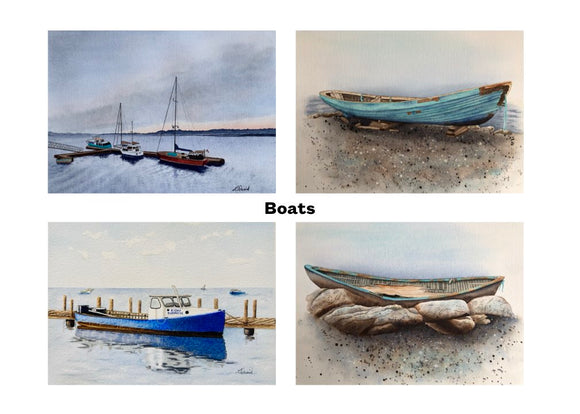 Greeting Cards - Boats