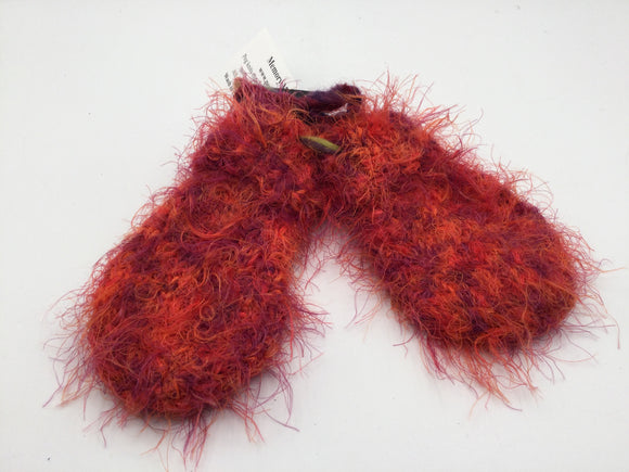 Red Child size (no thumbs)Mittens