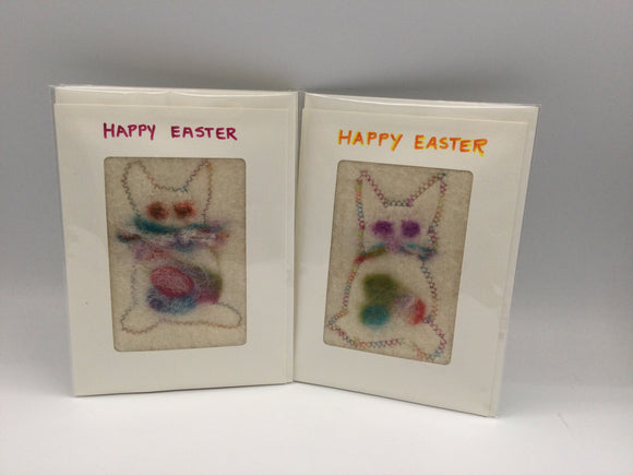 Felted Easter Card
