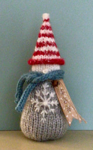Christmas GNOME - red/white stripe hat