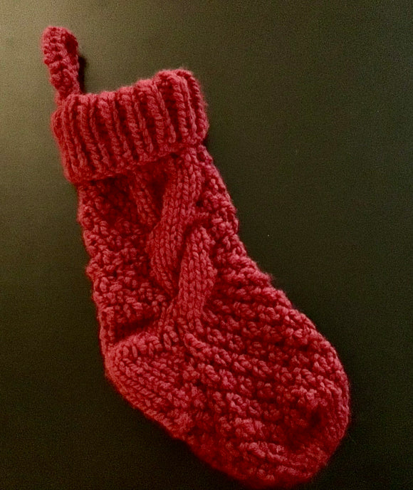 Christmas Stocking crimson