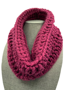 Chunky cowl-merlot colour