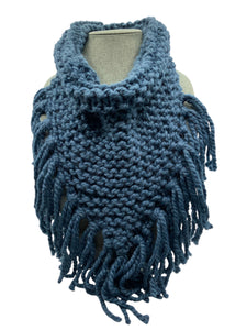 Triangle scarf -blue