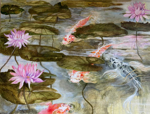 KOI AND LILIES