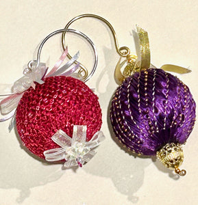 Medium Smocked Ornaments