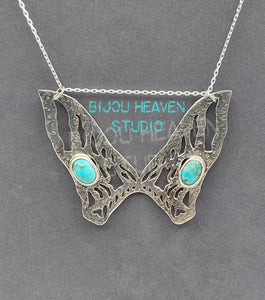 Original Butterfly/Persian Turquoise necklace