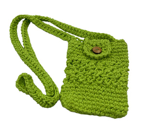 Green Cell phone cardigan