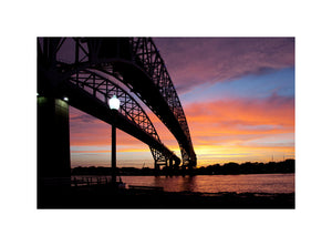 Bluewater Bridge Sunset/ Horizontal #670
