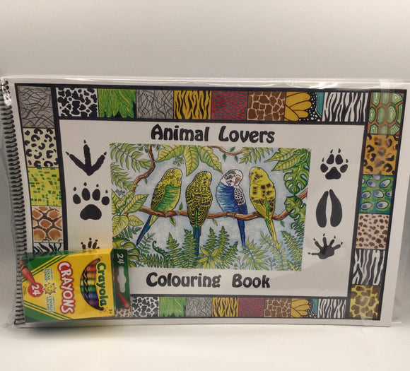 Animal Lovers Colouring Book