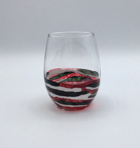 Wine Glass red/blk