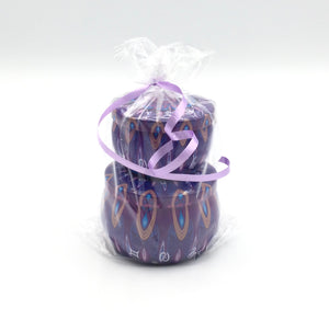 Sweet Neroli -2 piece pur/lav Soy Candle set - wrapped