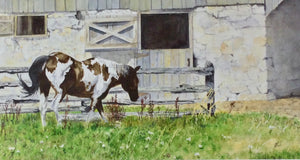 Down by the Barn-Print